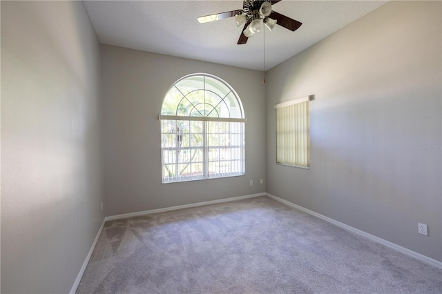 9159 Highland Ridge Way, Tampa, FL 33647 - carpeted empty room with ceiling fan, baseboards, and plenty of natural light