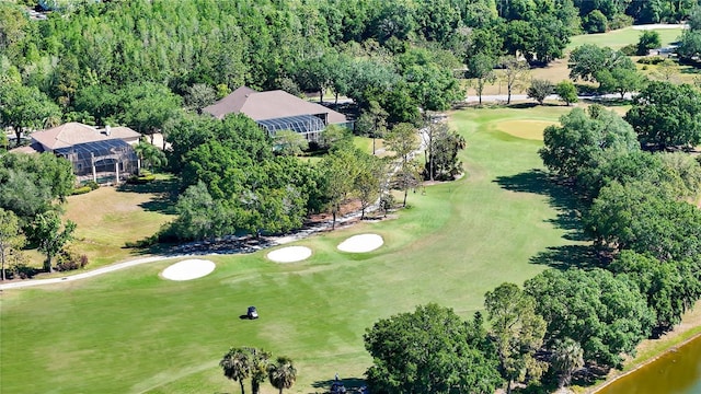 9159 Highland Ridge Way, Tampa, FL 33647 - bird's eye view featuring view of golf course