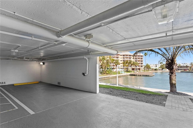 5353 Gulf Blvd Unit B103, St Pete Beach, FL 33706 - garage with a water view