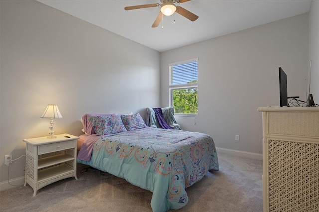 27318 Sora Blvd, Wesley Chapel, FL 33544 - carpeted bedroom featuring ceiling fan and baseboards