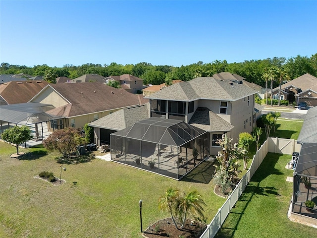 27318 Sora Blvd, Wesley Chapel, FL 33544 - bird's eye view featuring a residential view