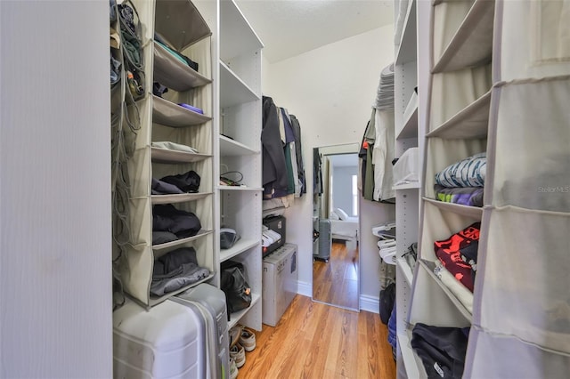 2739 Via Capri Unit 1024, Clearwater, FL 33764 - walk in closet with wood finished floors