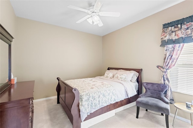 17206 Emerald Chase Dr, Tampa, FL 33647 - carpeted bedroom with baseboards and a ceiling fan
