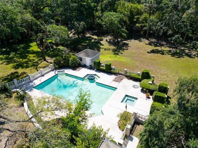 1603 Cottagewood Dr, Brandon, FL 33510 - bird's eye view