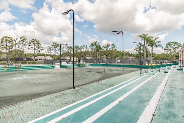 6006 Chellas Ct, Lutz, FL 33558 - view of community featuring fence and a tennis court