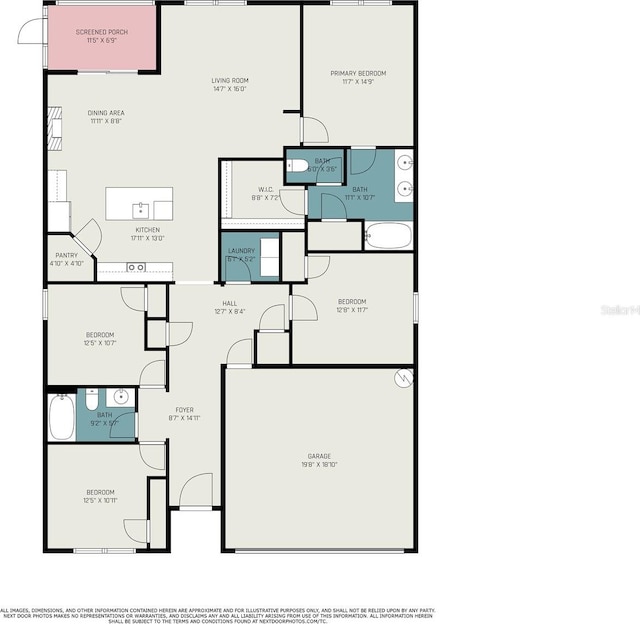 947 Serchio St, Haines City, FL 33844 - floor plan