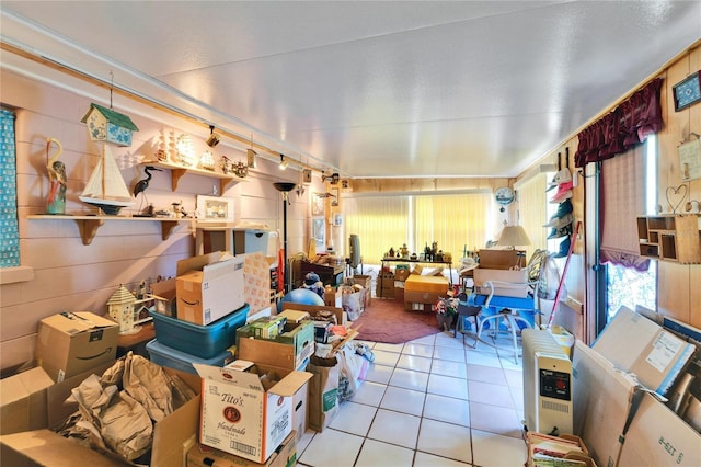 view of storage area