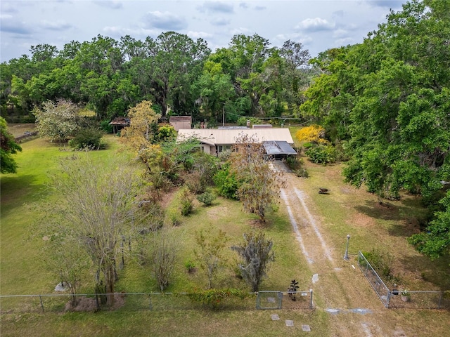 aerial view