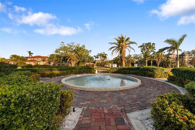 surrounding community with a residential view