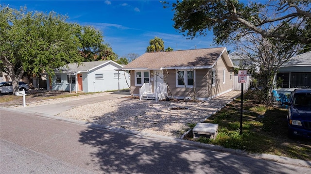 view of front of home