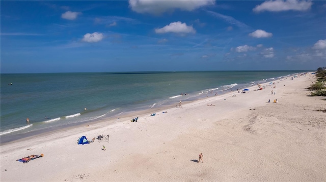 water view featuring a view of the beach