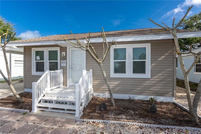 view of manufactured / mobile home