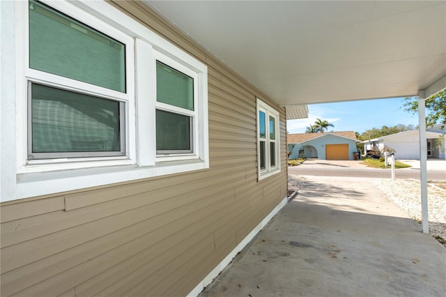 view of side of property