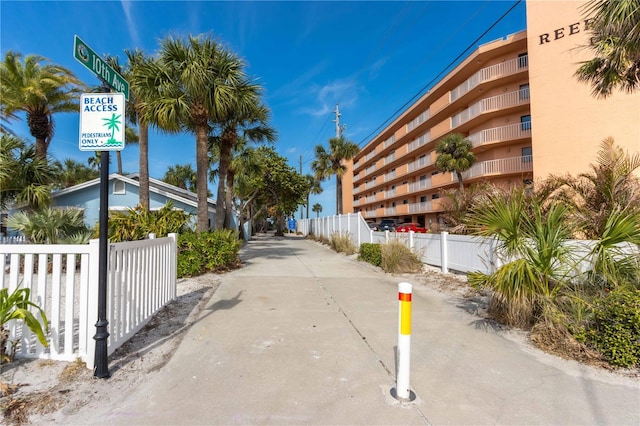 view of street