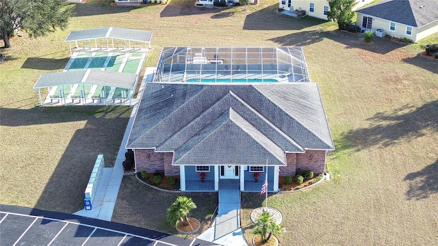 5906 Greenbriar Ct, Zephyrhills, FL 33542 - bird's eye view