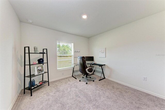 3879 E Price Blvd, North Port, FL 34288 - carpeted home office featuring baseboards