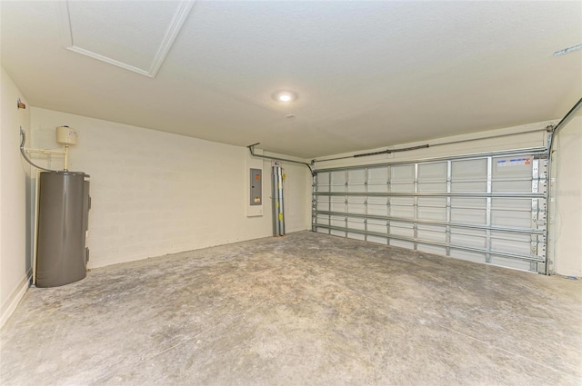 3879 E Price Blvd, North Port, FL 34288 - garage featuring electric panel and water heater
