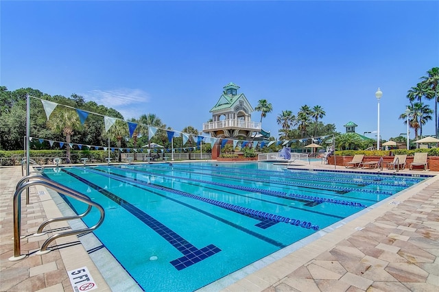 view of community pool