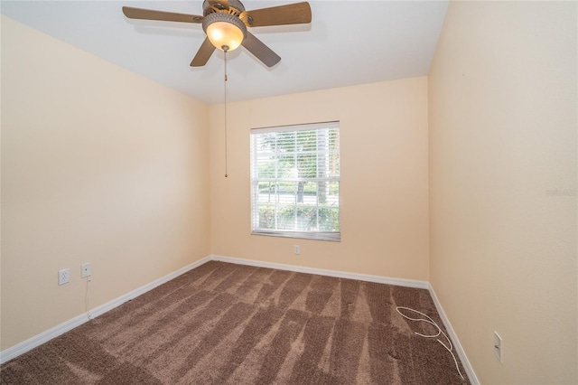 4235 Angelica Loop, Wesley Chapel, FL 33543 - carpeted empty room featuring baseboards and a ceiling fan