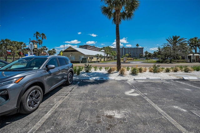 view of uncovered parking lot