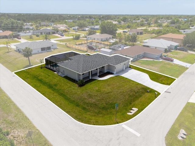 10493 Grail Ave, Englewood, FL 34224 - birds eye view of property with a residential view