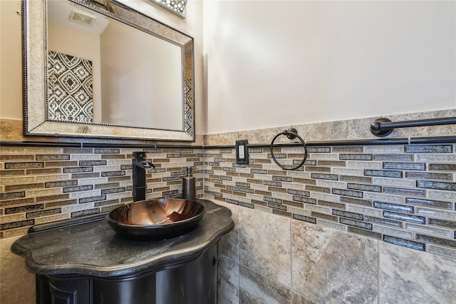 284 Peninsula Ave, Tarpon Springs, FL 34689 - bathroom with a sink and a wood stove