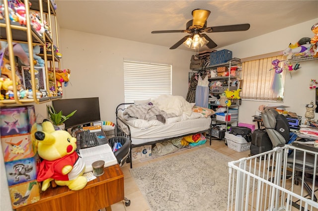 35109 Excalibur, Webster, FL 33597 - interior space featuring a ceiling fan and tile patterned flooring