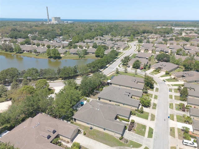 1023 Orca Ct, Holiday, FL 34691 - drone / aerial view with a residential view and a water view