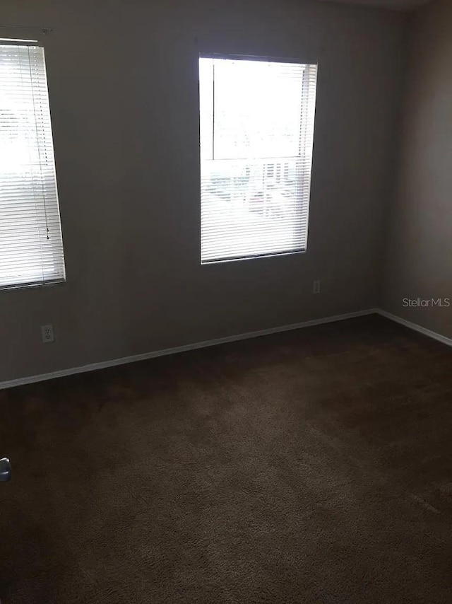 244 Countryside Key Blvd, Oldsmar, FL 34677 - unfurnished room featuring healthy amount of natural light, baseboards, and dark colored carpet