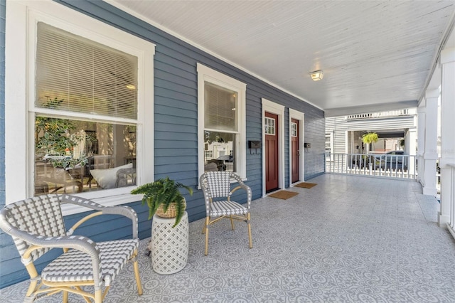 307 S Newport Ave, Tampa, FL 33606 - view of patio / terrace featuring covered porch