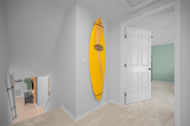 613 Valley Hill Dr, Brandon, FL 33510 - corridor featuring carpet floors and baseboards