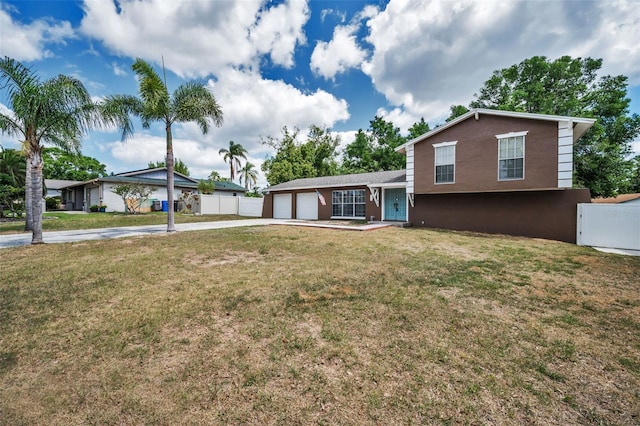 613 Valley Hill Dr, Brandon, FL 33510 - view of front facade with concrete driveway and an attached garage