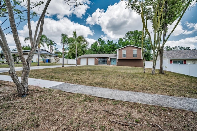 613 Valley Hill Dr, Brandon, FL 33510 - view of front facade with a garage, concrete driveway, and stucco siding