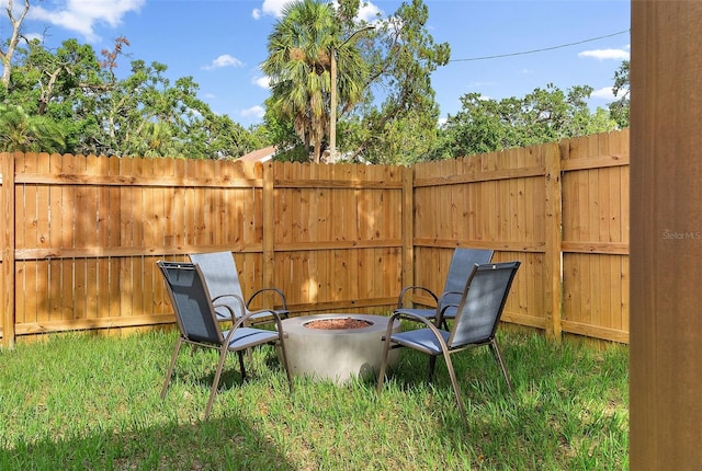3000 19th Ave S, Saint Petersburg, FL 33712 - view of yard featuring a fire pit