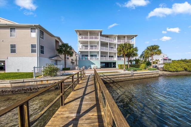 19817 Gulf Blvd Unit 602, Indian Shores, FL 33785 - view of dock featuring a water view