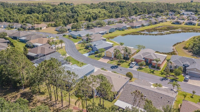 9823 Rolling Cir, San Antonio, FL 33576 - birds eye view of property featuring a residential view and a water view