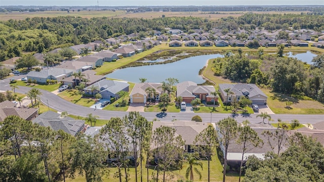 9823 Rolling Cir, San Antonio, FL 33576 - aerial view featuring a residential view and a water view