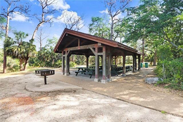view of property's community featuring a gazebo