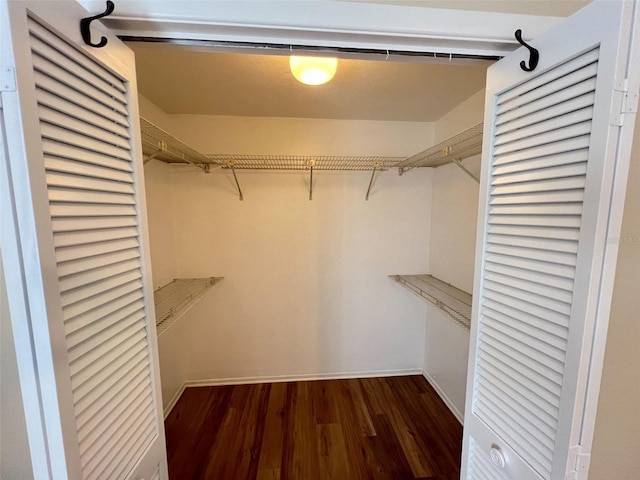 3907 Applegate Cir, Brandon, FL 33511 - walk in closet featuring dark wood finished floors