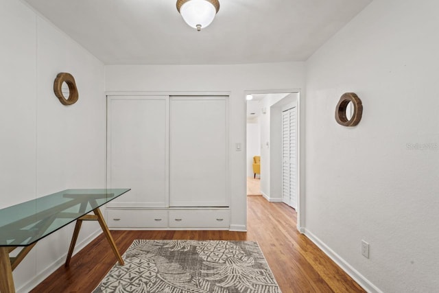3600 46th St N, Saint Petersburg, FL 33713 - interior space featuring baseboards and wood finished floors