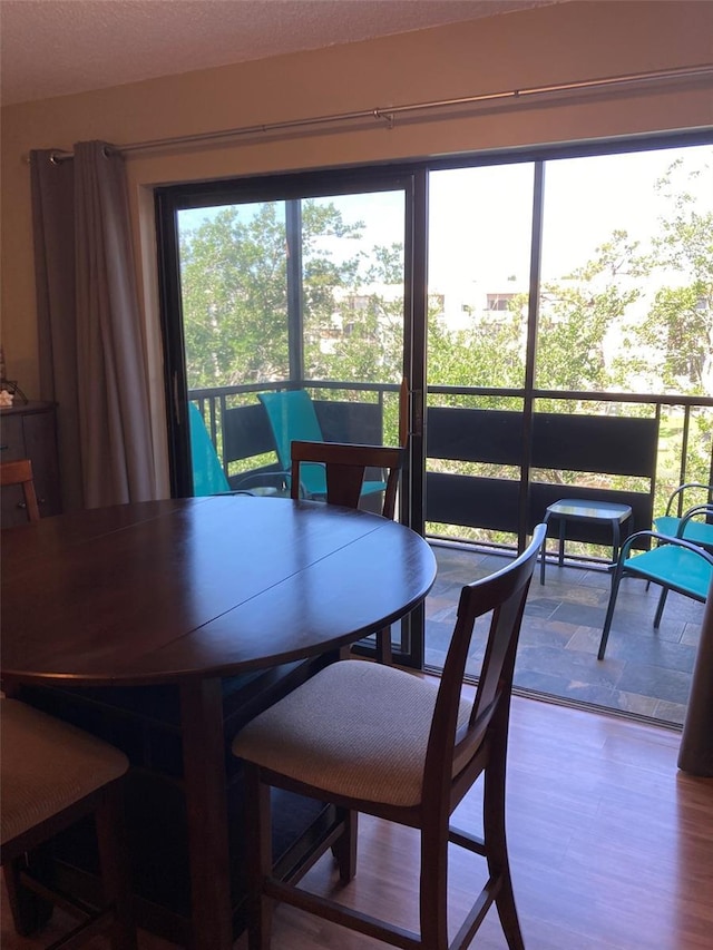 view of dining space