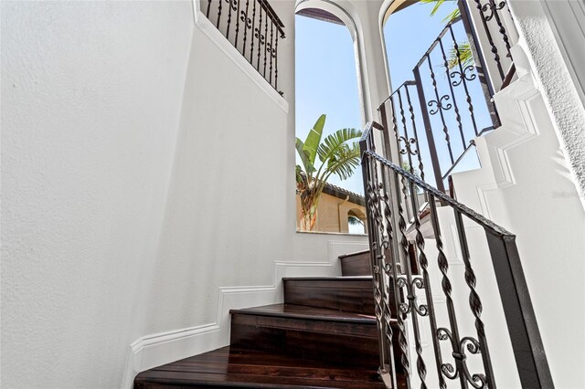 view of staircase