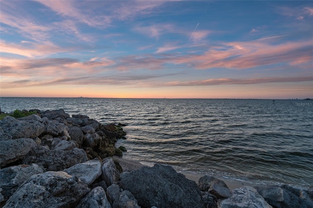 property view of water