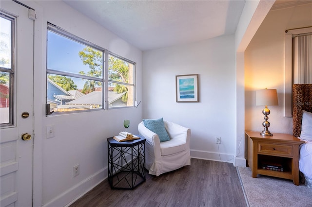 56 W Park St, Tarpon Springs, FL 34689 - living area featuring wood finished floors and baseboards