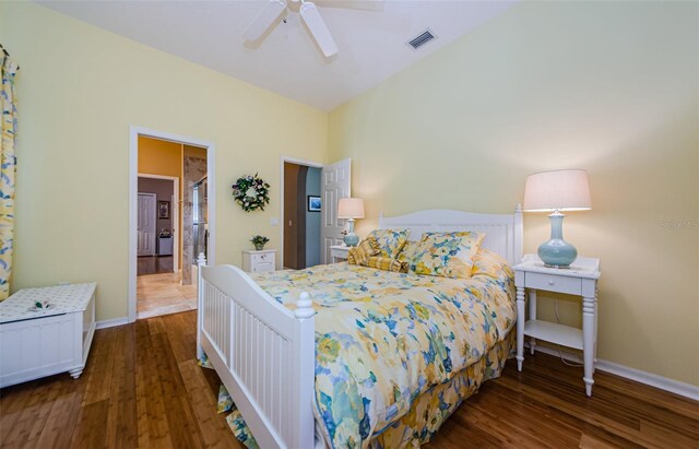 2042 Diamond Ct, Oldsmar, FL 34677 - bedroom featuring wood finished floors, visible vents, and baseboards