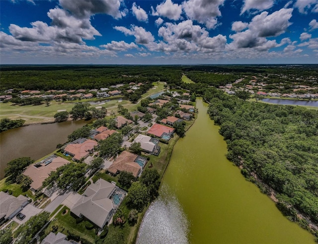 2042 Diamond Ct, Oldsmar, FL 34677 - drone / aerial view with a residential view and a water view