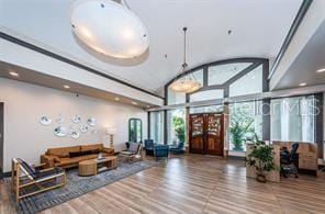 view of community lobby