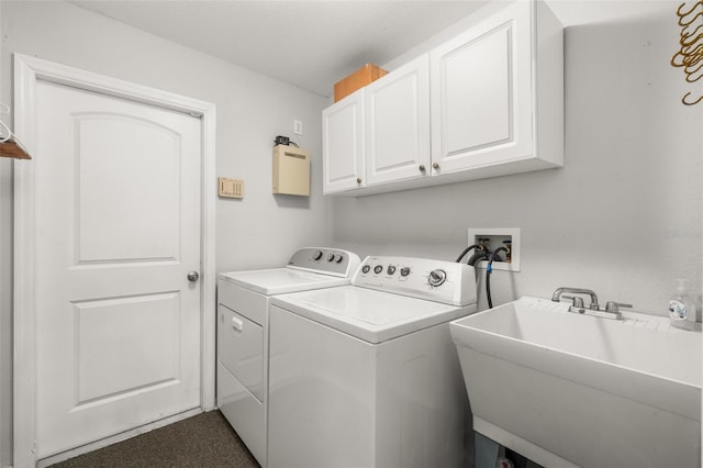 6917 Spumoni St, Sebring, FL 33872 - laundry area featuring cabinet space and washer and clothes dryer