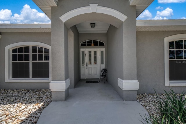 6917 Spumoni St, Sebring, FL 33872 - entrance to property featuring stucco siding