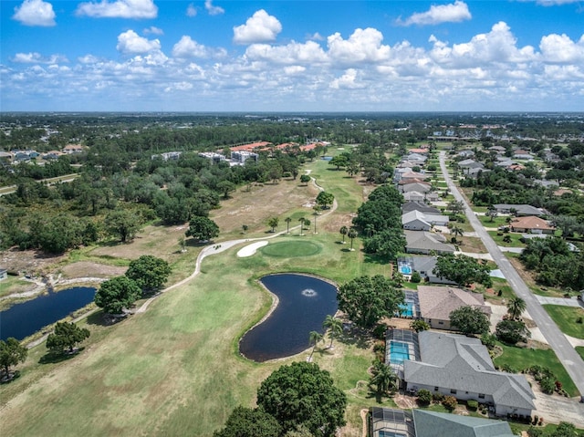 6917 Spumoni St, Sebring, FL 33872 - aerial view of residential area with a nearby body of water and a golf club